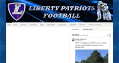 Desktop Screenshot of libertypatriotsfootball.com